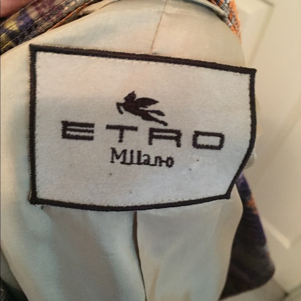 Etro Jacket Three Button Jacket , Size 46 - image 3